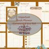565 Page Important Goals and Savings Undated Planner