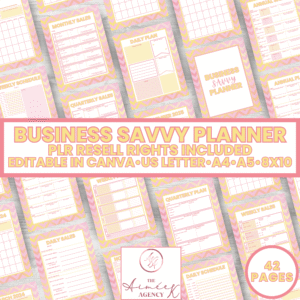 Business Savvy Planner