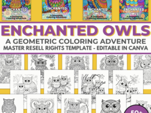 Enchamted Owls Coloring Book MRR